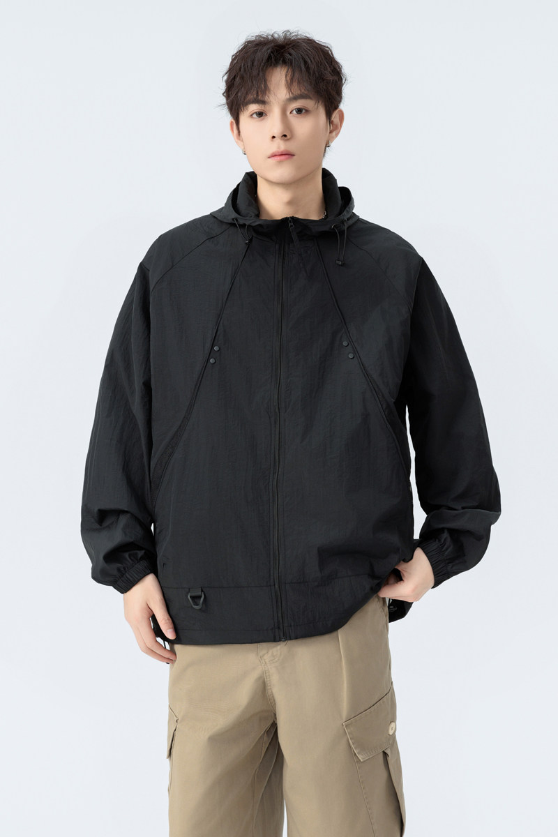 连帽外套男女防晒服宽松休闲百搭上衣A321-FS7732-P55,男装防晒衣,电商A321