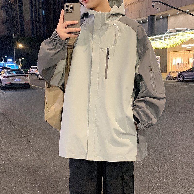 现货冲锋衣男女户外防风防水夹克外套潮牌登山服A321-J7839-P70图片