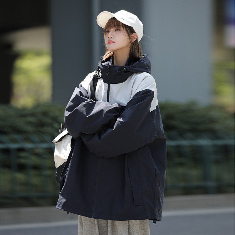 户外冲锋衣休闲外套三合一男女防风防水夹克A321-MY9306-P120图片