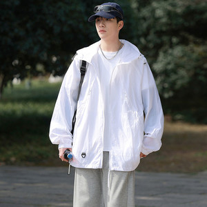 连帽外套男女防晒服宽松休闲百搭上衣A321-FS7732-P55图片