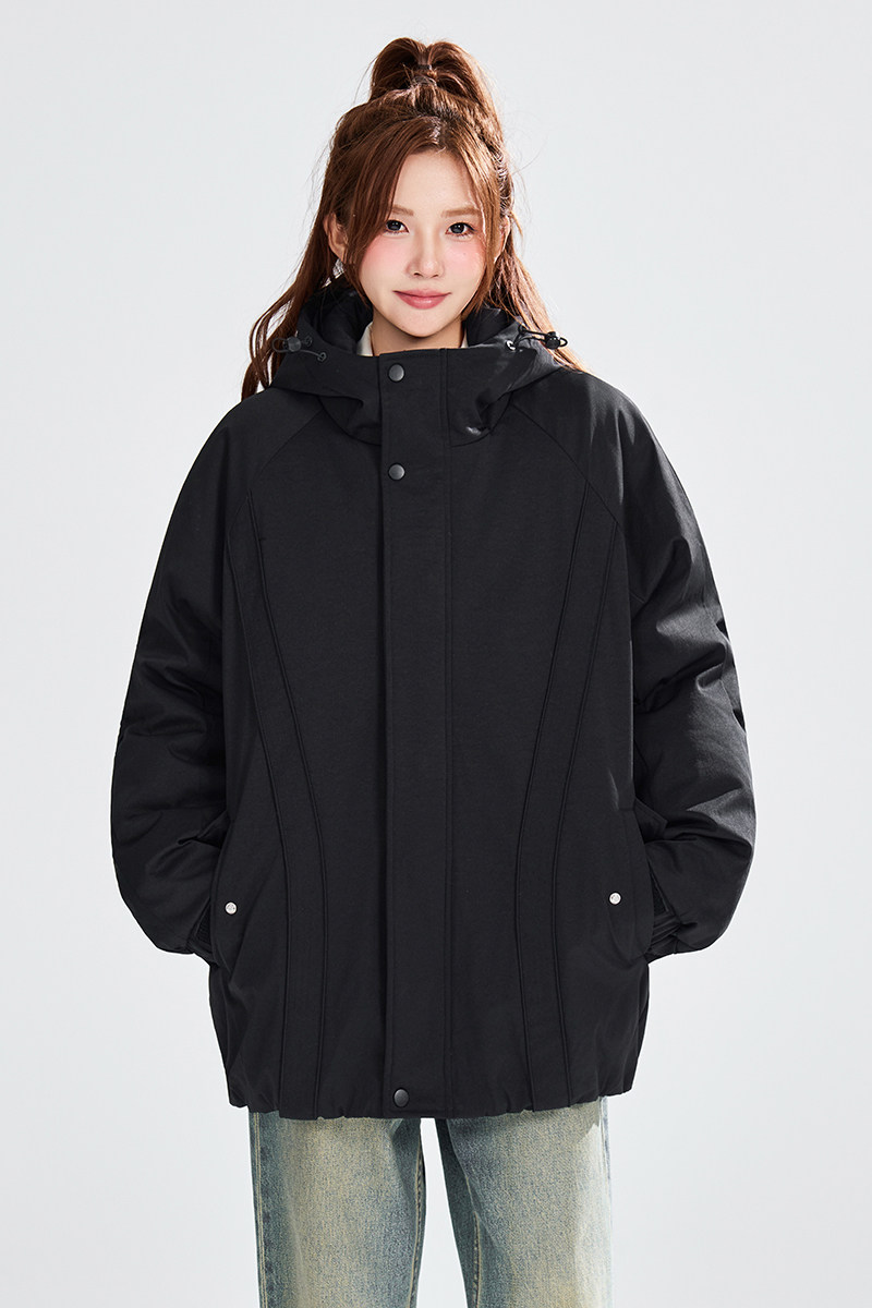 冬季宽松棉衣纯色立领百搭休闲外套A321-MY8866-P88,男装棉衣,电商A321