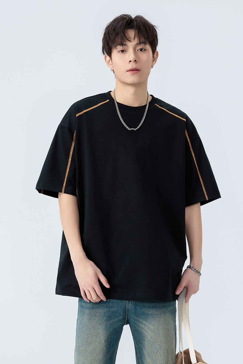 美式短袖T恤冰感夏季250G潮牌宽松休闲百搭上衣A321-TX216-P45,男装T恤,电商A321
