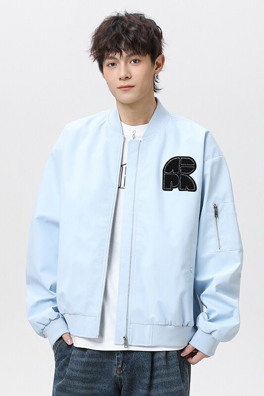 现货春秋立领百搭男女休闲棒球夹克外套A321-J9950-P75,男装夹克,电商A321