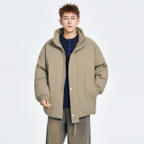 冬季百搭保暖潮牌休闲棉服外套立领宽松棉衣A321-MY8836-P95，男装棉衣，电商A321