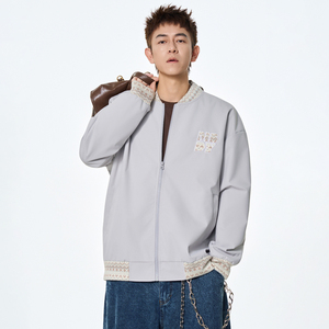 春秋男女撞色百搭休闲外套夹克A321-J7926-P68图片