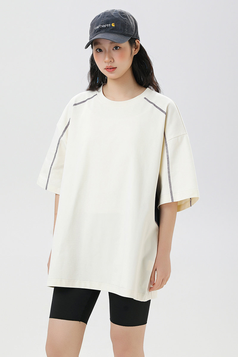 美式短袖T恤冰感夏季250G潮牌宽松休闲百搭上衣A321-TX216-P45,男装T恤,电商A321
