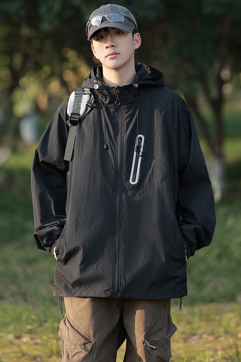 夏季防晒服轻薄休闲外套轻量户外防晒衣A321-FS7734-P55,男装防晒衣,电商A321