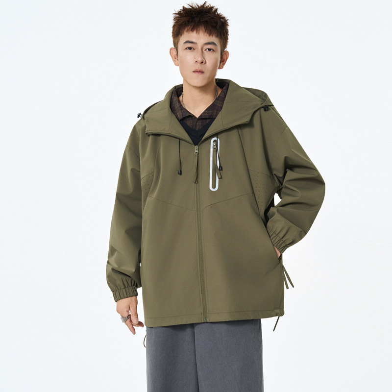 春秋男女百搭休闲连帽工装夹克外套A321-J7985-P75,男装夹克,电商A321