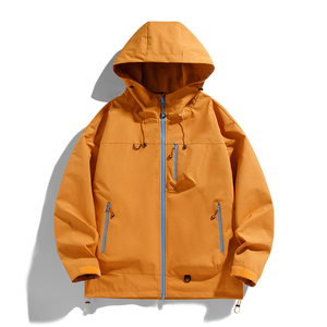 现货春秋美式工装连帽冲锋衣外户外防风宽松夹克A321-J7870-P68图片