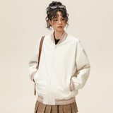 春秋复古棒球服撞色宽松休闲夹克外套A321-J9978-P75，男装夹克，电商A321