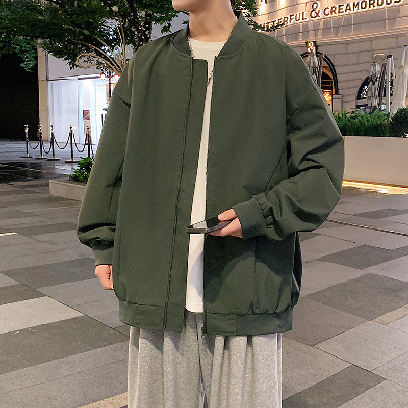 外套男春秋款潮牌飞行员夹克上衣休闲棒球服A321-J7860-P60,男装夹克,电商A321