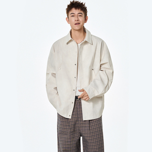 春秋百搭翻领休闲男女潮牌外套A321-J7955-P70图片