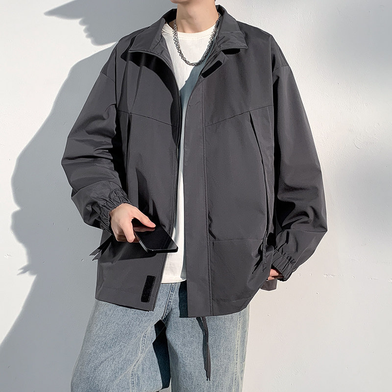 现货立领夹克外套男宽松休闲户外运动情侣款夹克A321-J7804-P60,男装夹克,电商A321