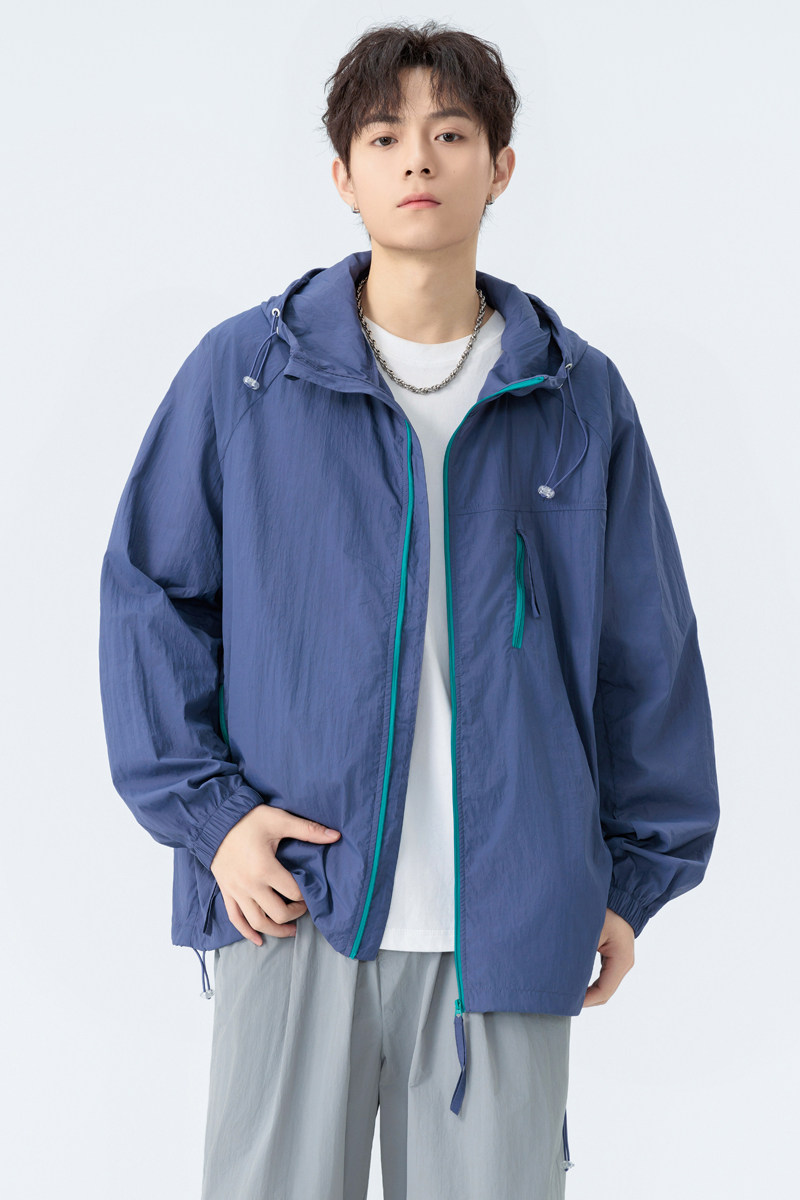 户外防晒衣男女夏季宽松皮肤衣防紫外线连帽外套A321-FS7730-P55,男装防晒衣,电商A321