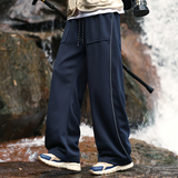 秋季华棉宽松直筒阔腿休闲卫裤A321-KZ010-P55控79，男装休闲裤，电商A321