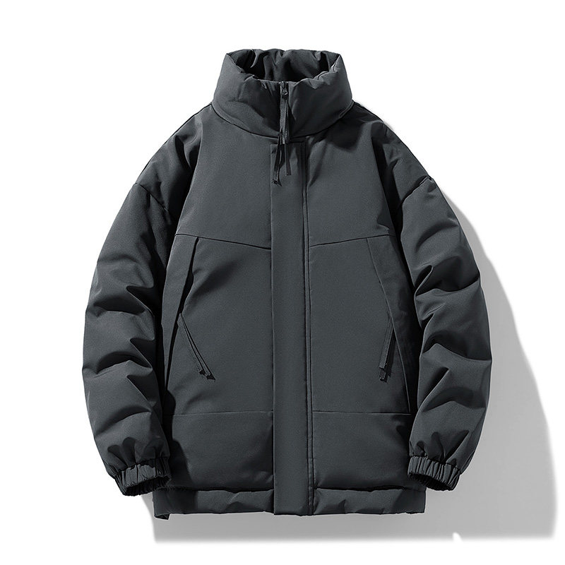 冬季纯色百搭保暖棉衣加厚立领休闲棉服A321-MY8808-P85,男装棉衣,电商A321