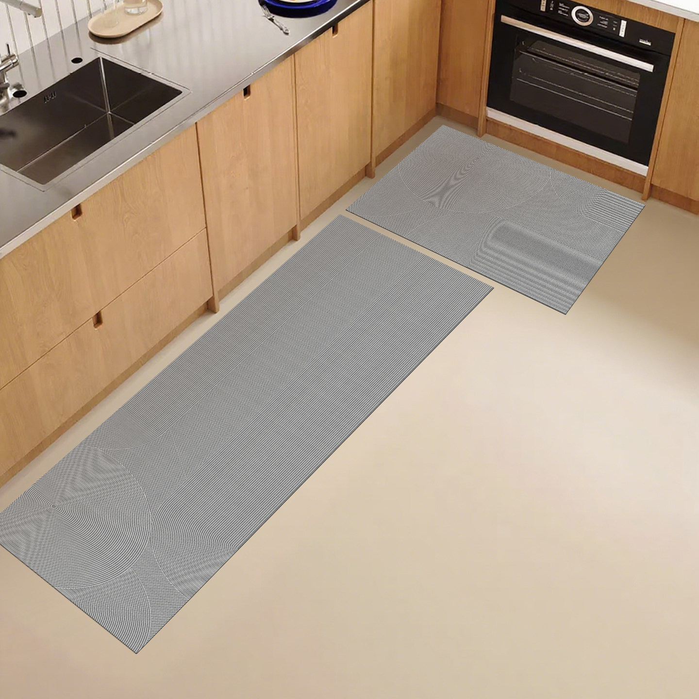 意式极简厨房地垫轻奢高级吸油吸水速干脚垫可定制可裁剪防滑地毯,居家布艺,厨房地垫,淘宝优惠券,粉丝福利购,淘宝优惠卷
