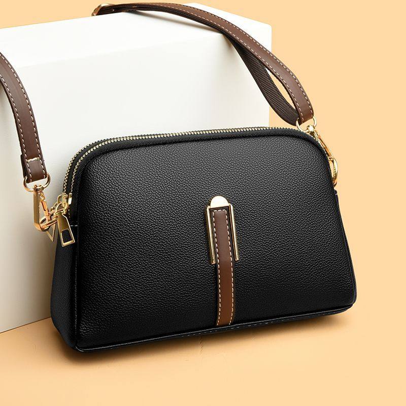 真皮质感包包2025时尚新款中年单肩女士斜挎包妈妈手机多层小包潮,箱包皮具/热销女包/男包,小方包,淘宝优惠券,粉丝福利购,淘宝优惠卷