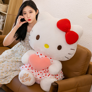 Hellokitty玩偶公仔毛绒玩具kt猫娃娃凯蒂猫生日礼物儿童女生大号