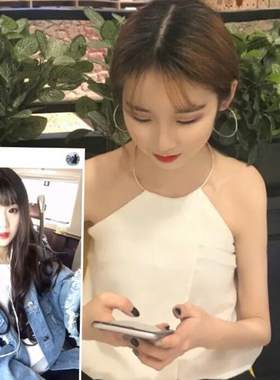 网红快手红人小不点杨清柠同款上衣韩版学生性感潮流社会女衣服夏