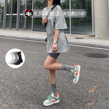 NIKE/耐克男女子透气高帮薄款长筒3双装三色运动袜子SX4704-901