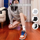 Nike耐克袜子女男长筒中筒黑白三色运动袜长袜SX7677-100-010-901