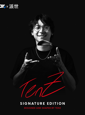 派世PULSAR TENZ联名款 轻量无线游戏鼠标自带8k瓦洛兰特三角洲