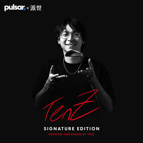 派世PULSAR TENZ联名款 轻量无线游戏鼠标自带8k瓦洛兰特三角洲