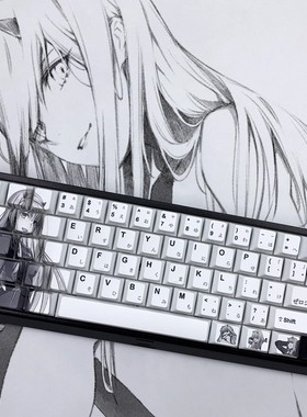 龙女国家队02键帽动漫蕾塞雪女rinko适配wooting美加狮EZ63键盘