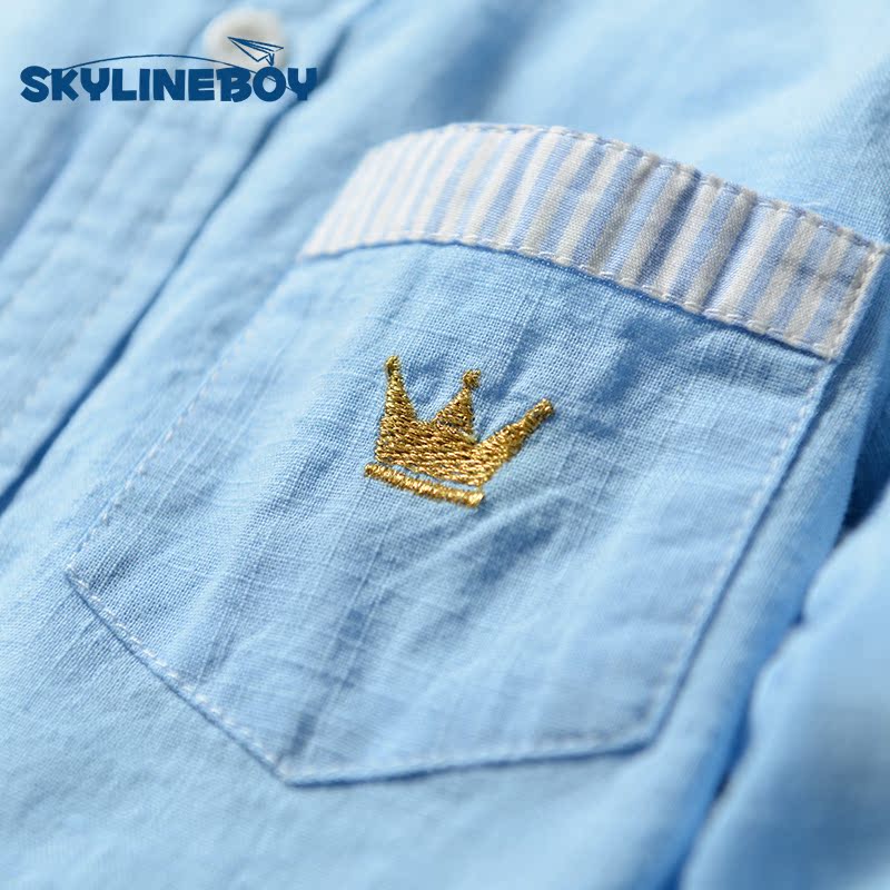 Chemise garcon SKYLINE BOY à manche longue - Ref 2075473 Image 3