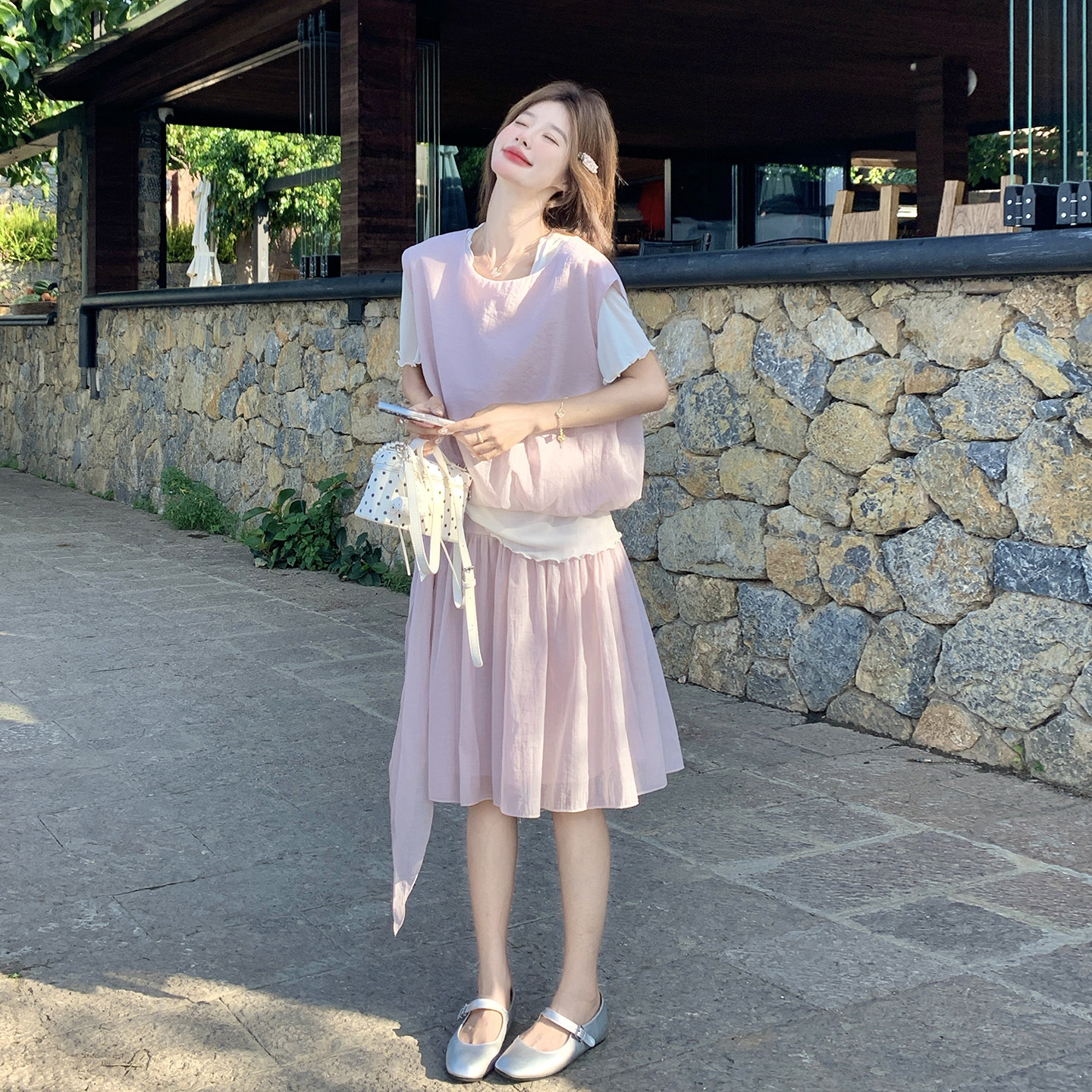 有货2026夏款新款甜美四件套套装2c393-9832P185控298,女装套装/套裙,浙宝211