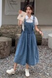 夏款新款牛仔背带裙211-1817P105控158，女装连衣裙，浙宝211