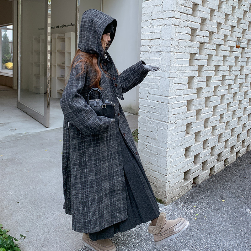 2025冬款设计感长款毛呢大衣211-5868P225控328,女装毛呢外套,浙宝211