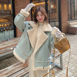 现货2025冬款数据好短款皮毛一体211-1827P205控298，女装棉衣/棉服，浙宝211