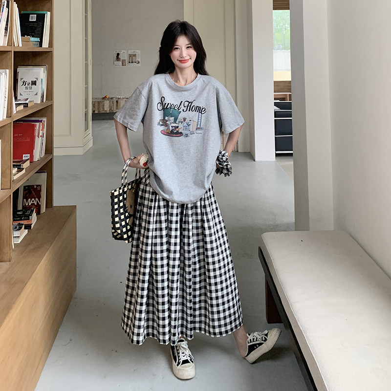 夏款新款时尚两件套送头绳211-5816P135控198,女装套装/套裙,浙宝211