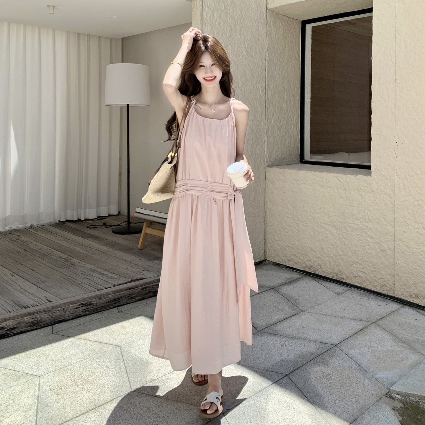 夏款新款吊带连衣裙2c393-9829P155控248,女装连衣裙,浙宝211