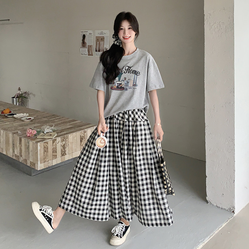 夏款新款时尚两件套送头绳211-5816P135控198,女装套装/套裙,浙宝211
