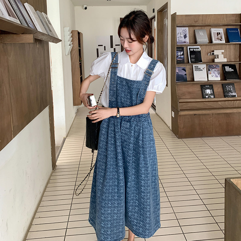 夏款新款牛仔背带裙211-1817P105控158,女装连衣裙,浙宝211