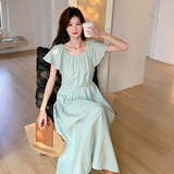 2025新款法式显瘦百搭连衣裙211-5806P125控188，女装连衣裙，浙宝211