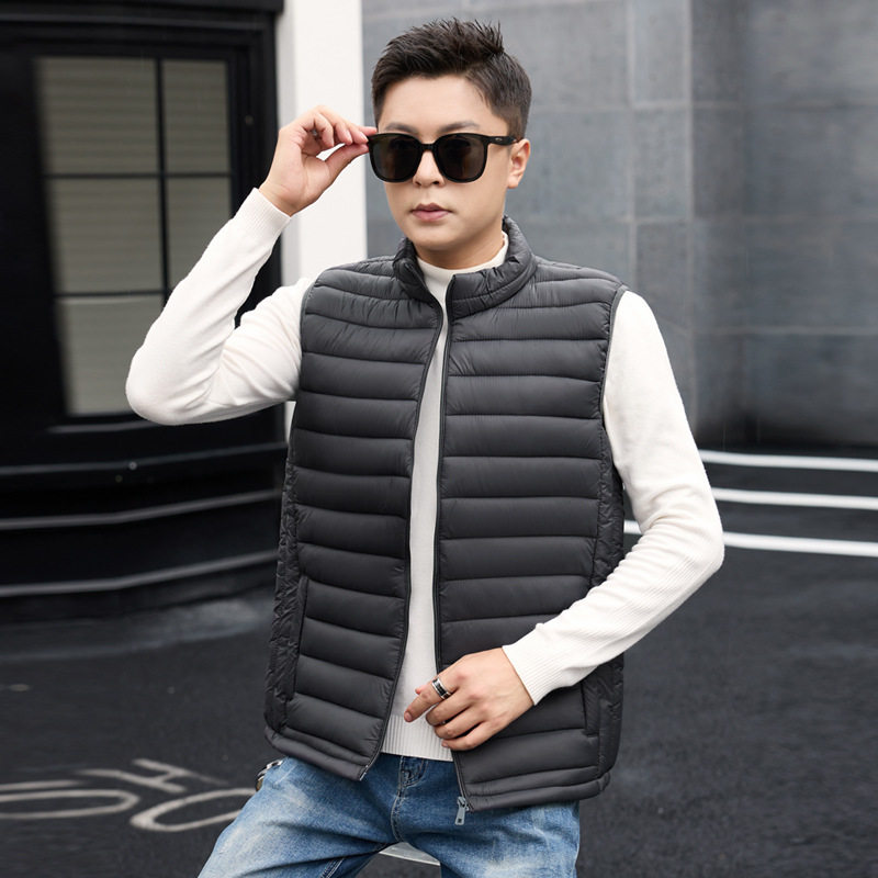 2025新款男士羽绒棉保暖马甲男秋冬季轻薄外套大码轻便内外穿背心,男装,常规马甲,淘宝优惠券,粉丝福利购,淘宝优惠卷