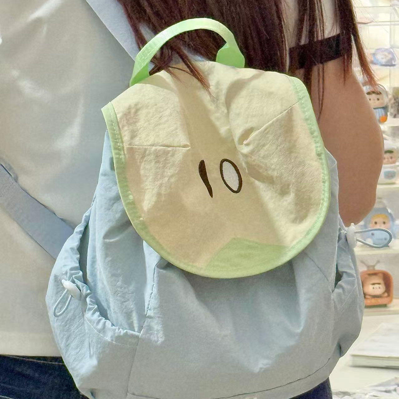 夏日ins风新款百搭多巴胺撞色双肩包新款水果书包初高中生背包潮,箱包皮具/热销女包/男包,双肩背包,淘宝优惠券,粉丝福利购,淘宝优惠卷