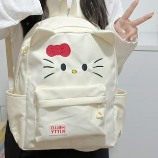 日系原创Hellokitty书包少女可爱初中学生背包卡通精致校园双肩包