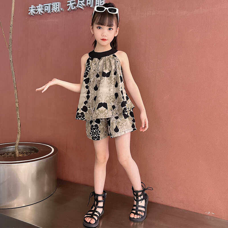 女童夏季两件套洋气套装网红儿童套装