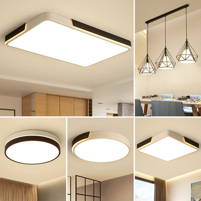 现代简约长方形客厅灯具家用大气卧室灯房间灯led吸顶灯天猫精灵