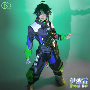 次元二cos动漫服装预售Vtuber彩虹社英雄组伊波雷变身前日常套装