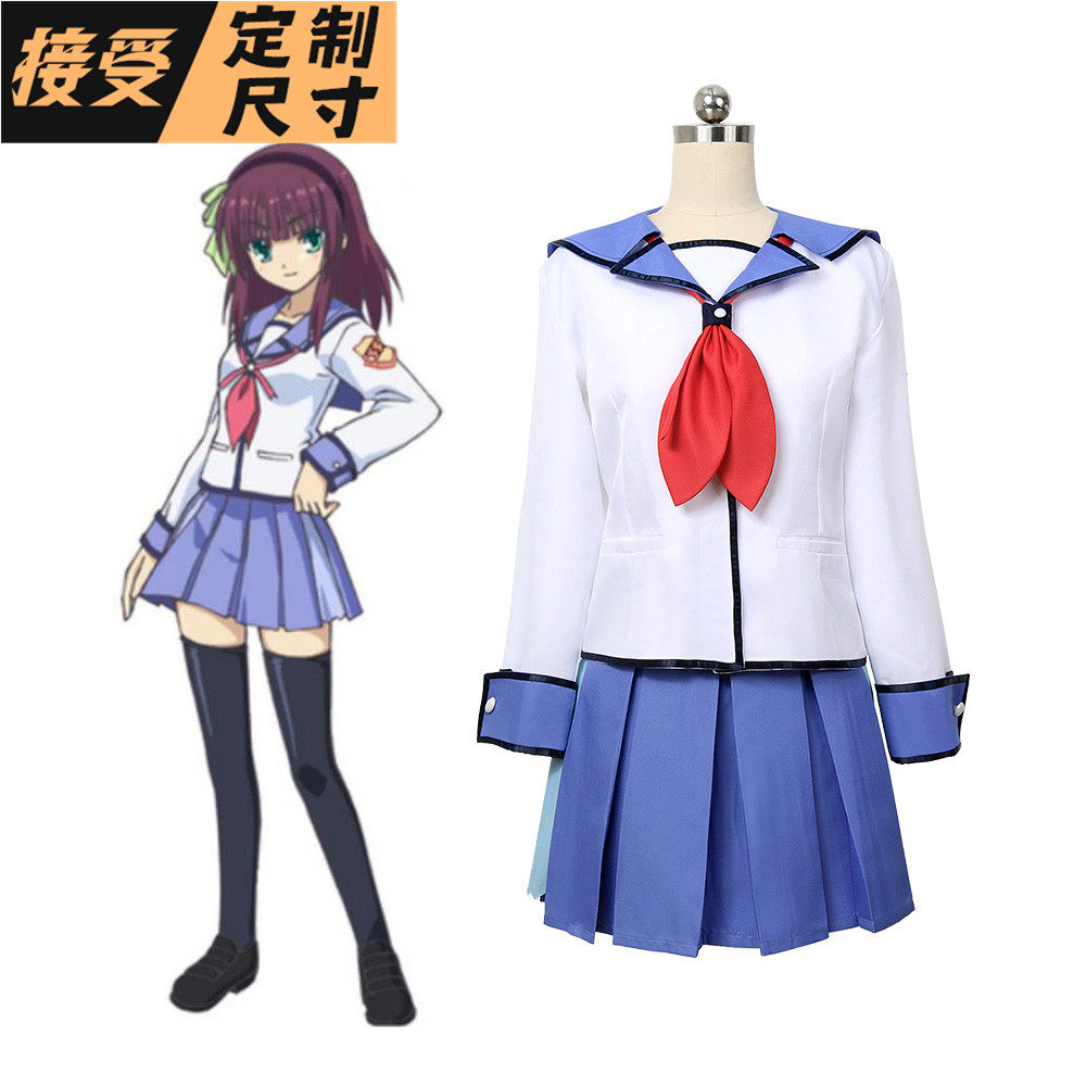 Angel Beats!仲村由理死后世界战线Cosplay服装定制COS服来图定制