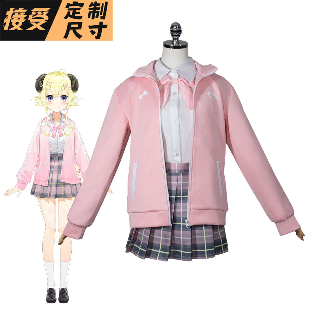 VTuber虚拟主播hololive角卷绵芽运动服Cosplay服COS服定制动漫图片