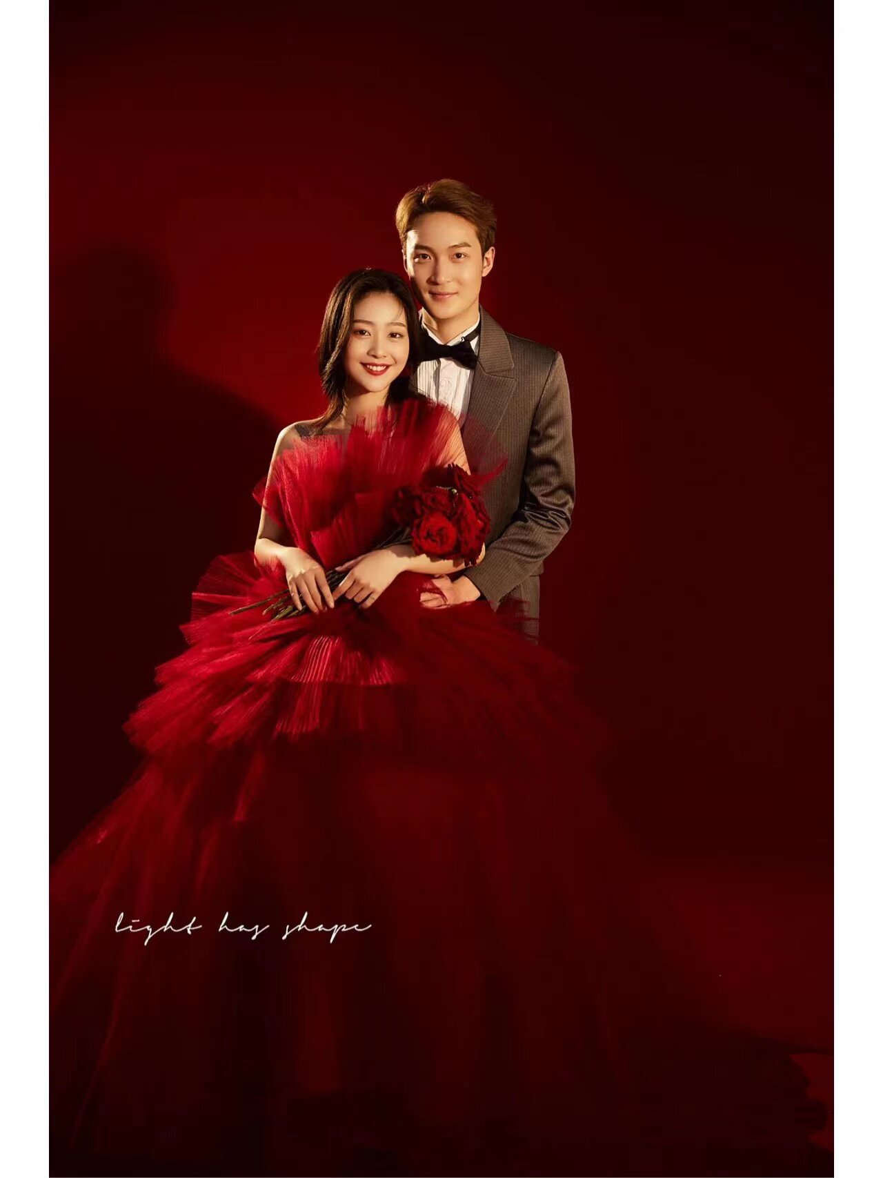 蛋糕裙网纱影楼主题服装彩纱