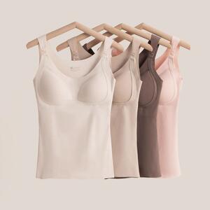 秋冬保暖上开扣免穿文胸哺乳吊带