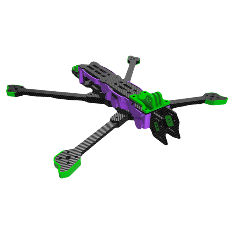 Strato-7寸穿越机DC远航机架T700碳纤维fpv适配o3o4非翼飞奇美拉